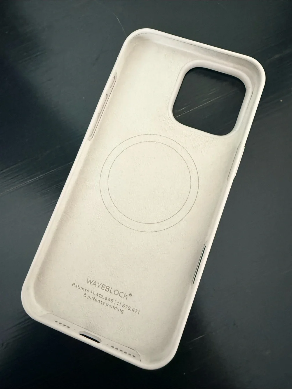 WaveBlock Radiation-Reducing Stone iPhone Case – iPhone 16 Pro Max